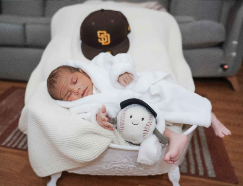 A Padres Fan’s Newest Teammate: A Newborn Session in Chula Vista